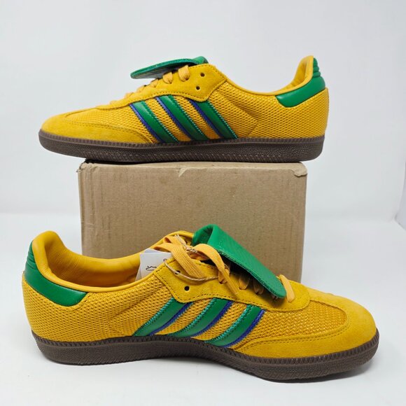 Adidas Samba LT Shoes Preloved Yellow Green IE9165 Men’s Size 10 NWOB - Picture 2 of 9